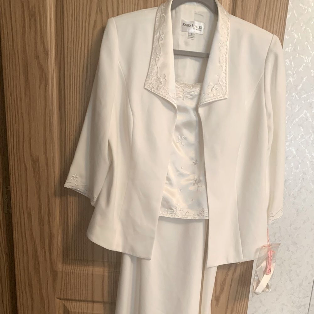 NWT Women’s Karen Scott NY formal dress. Sz 12 Mother of the Bride 2 pieces.